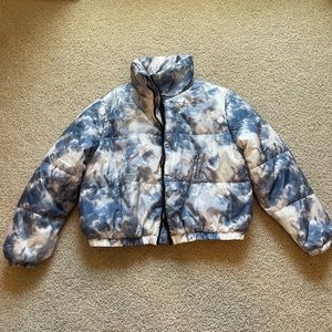 Cropped puffer jacket